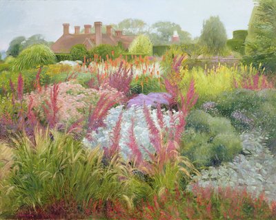 Spires of Kniphofia and Great Dixter by Timothy Easton